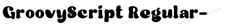 GroovyScript Regular字体转换